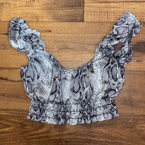 snakeskin crop